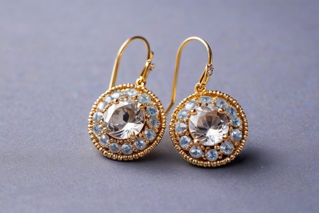 Kolczyki wiszące do ceinowej sukienki