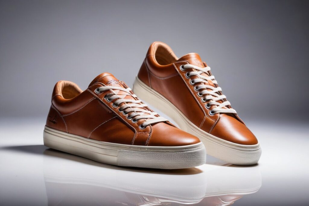 brązowe trampki męskie