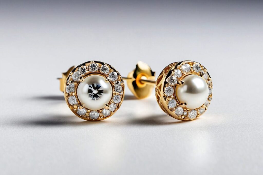 kolczyki do sukienki cekinowej małe sztyfty